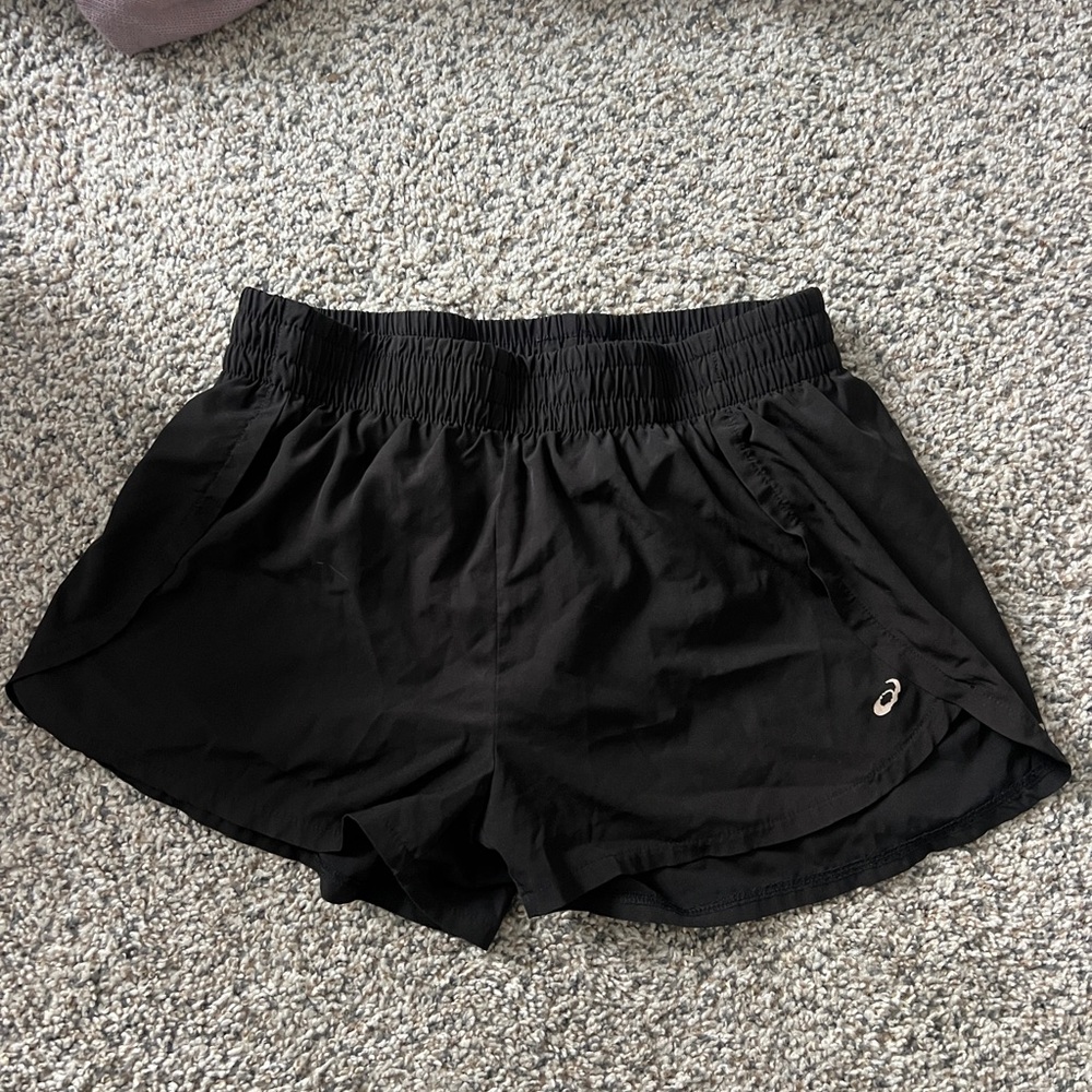 Asics Women's Black Athletic Shorts